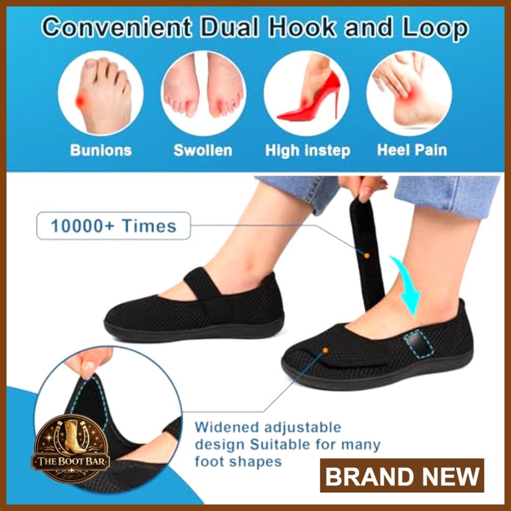 Wide Width Adjustable Strap Barefoot Walking Shoe… - image 2